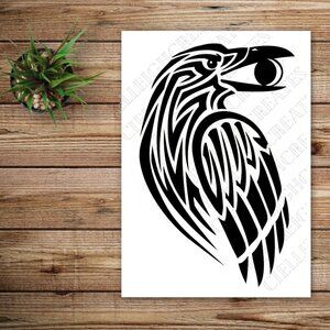 *2 for $20* crow raven vinyl decal sticker Handcrafted